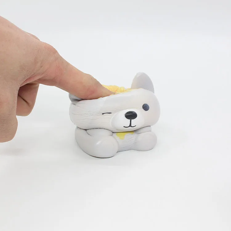 Мягкое Животное Kawaii медленно поднимающееся мягкое сжатие игрушка ремешок