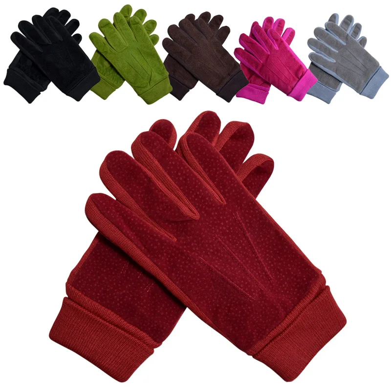 Новое поступление зимние теплые перчатки для женщин женские меховые Внутри