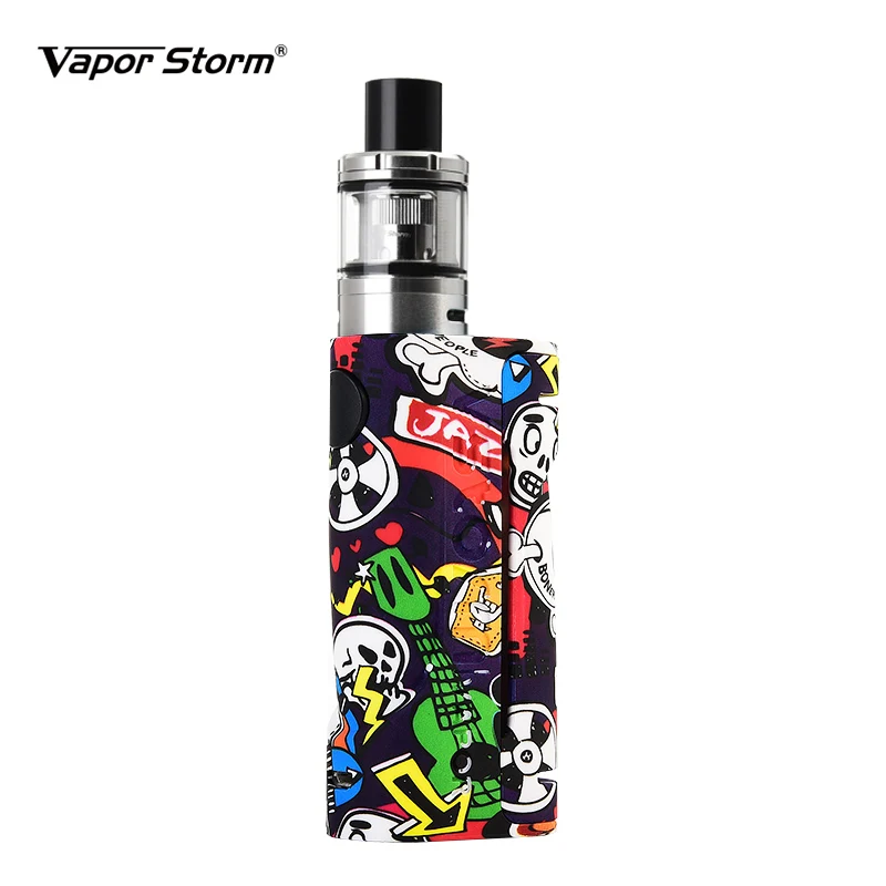 Комплект электронной сигареты Vapor Storm ECO макс. 90 Вт бак 2 0 мл бокс мод граффити