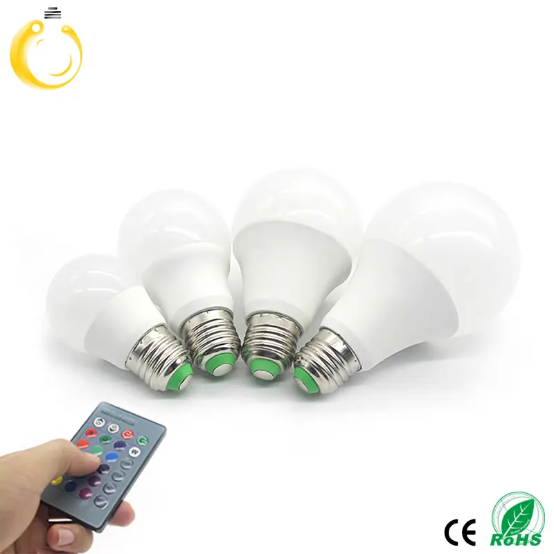 E27 3W 5W 7W 9W 5050 RGB светодиодный светильник Lampara лампа AC220V высокая мощность