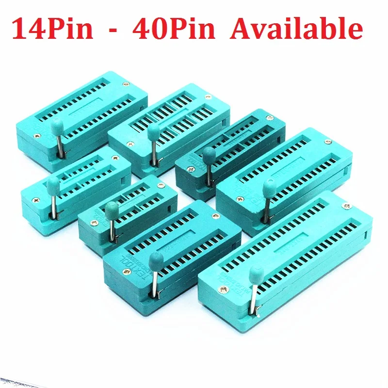 2 шт. универсальные тестовые розетки zif 14pin 18pin 20pin 24pin 28Pin 32Pin 40Pin 16P 18P