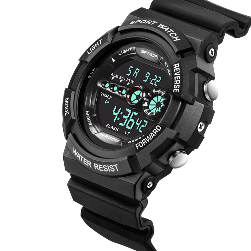 SANDA новые цифровые часы G Style S Shock мужские военные водонепроницаемые с календарем