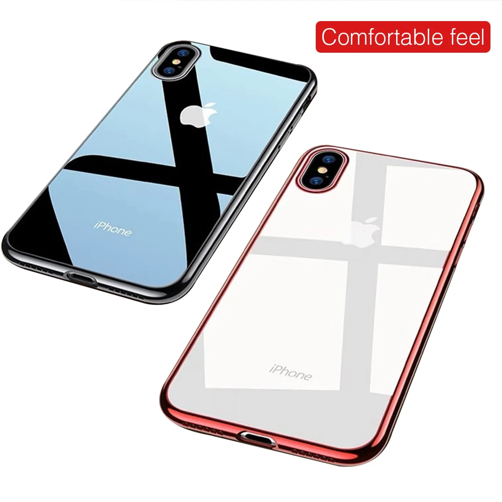 Heyytle прозрачные чехлы для iPhone X XS Max XR 8 7 6 Plus чехол с покрытием ультратонкий