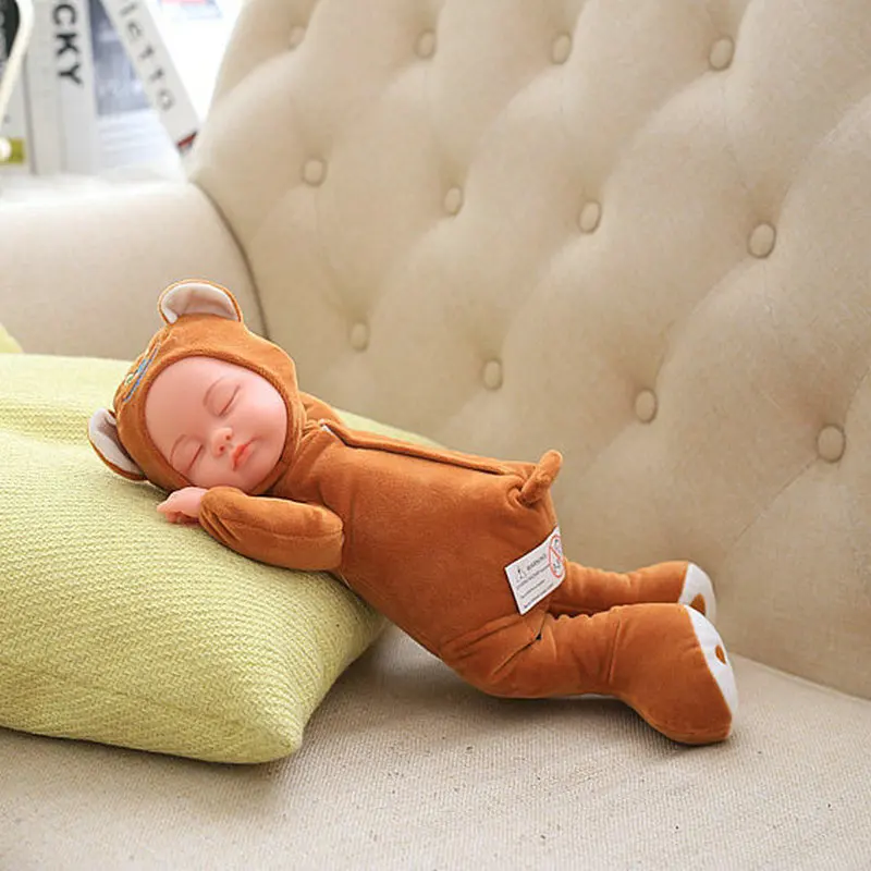 37 см плюшевые игрушки детские куклы реборн для детей сопровождение сна милые