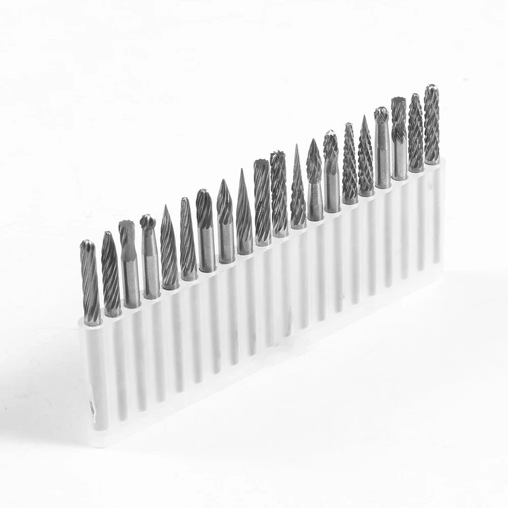 2015 Dremel Accessories Rotary Tool 20pcs Shank Tungsten Steel Solid Carbide Cutter Burr Set Engraving Bit 3mm | Инструменты