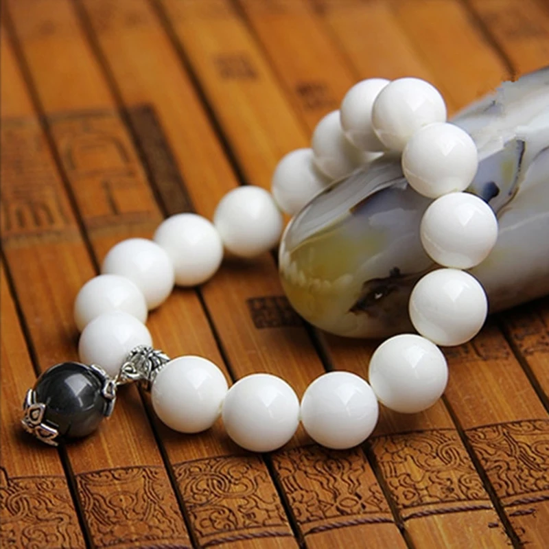 Женский браслет черный обсидиановый стильный для мужчин и женщин ювелирные