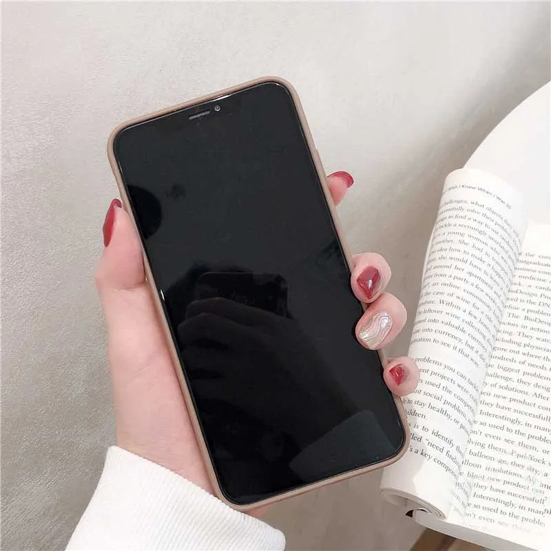 JIBAN Me You Simple Bronzing Letter Phone Case for IPhone 8/7plus Apple Iphone Xs/max/xr 6 6s 6plus Cover Soft Couples Shell |