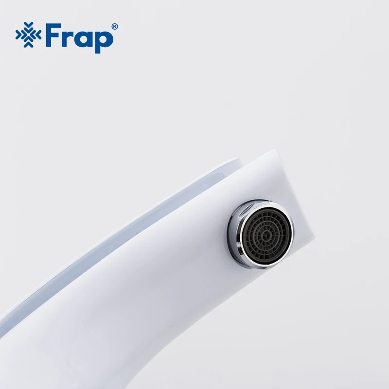Смеситель для раковины Frap 4 цвета однотонный белый черный латунь|Смесители