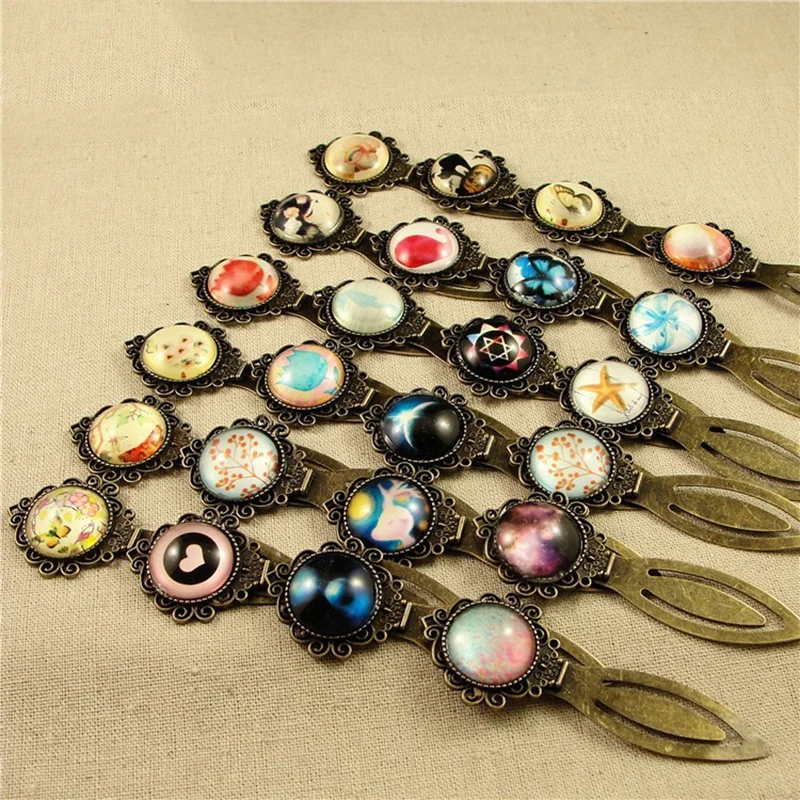 5 шт. античная бронза в стиле ретро 20 мм цветок основа для кабошона закладка