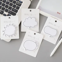 kawaii stationery memo pads cute dialog box paper sticker sticky note page marker planner for kids school supplies