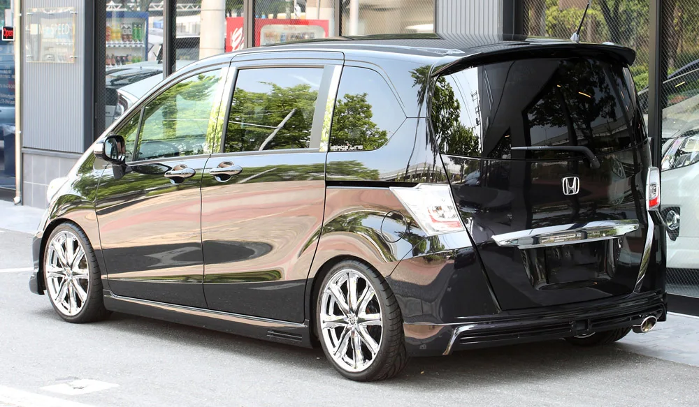 Комплект кузова FRP MZS для Honda Freed 11 10-14 03 GB3 4 передний/задний полуспойлер/боковая
