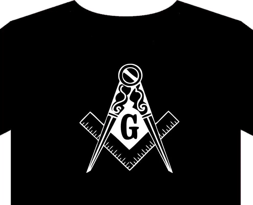 Модные мужские футболки изготовленные на заказ масон фремасон домик медаль