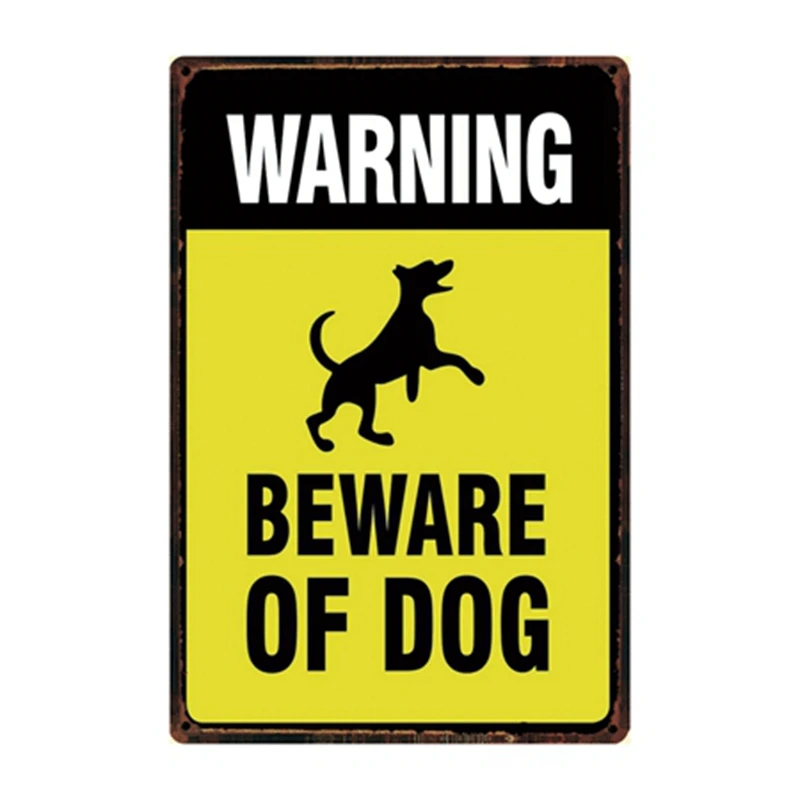[Kelly66] жестяной плакат с надписью Good Dog Waring остерегайтесь Мопсов металлический