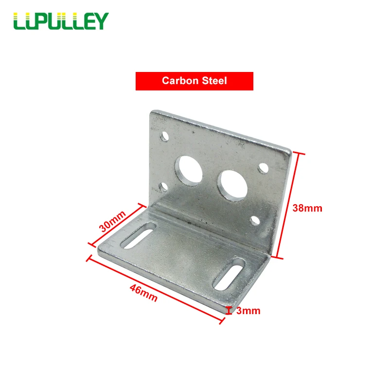 LUPULLEY Motor Base Mounting Bracket Holder Gearbox for JGY370 DC Dear Fixed Carbon Steel | Обустройство дома
