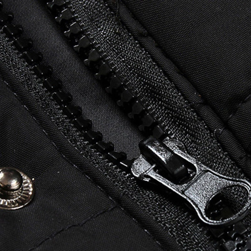 Зимняя куртка Мужская брендовая одежда приталенное Мужское пальто с хлопковой