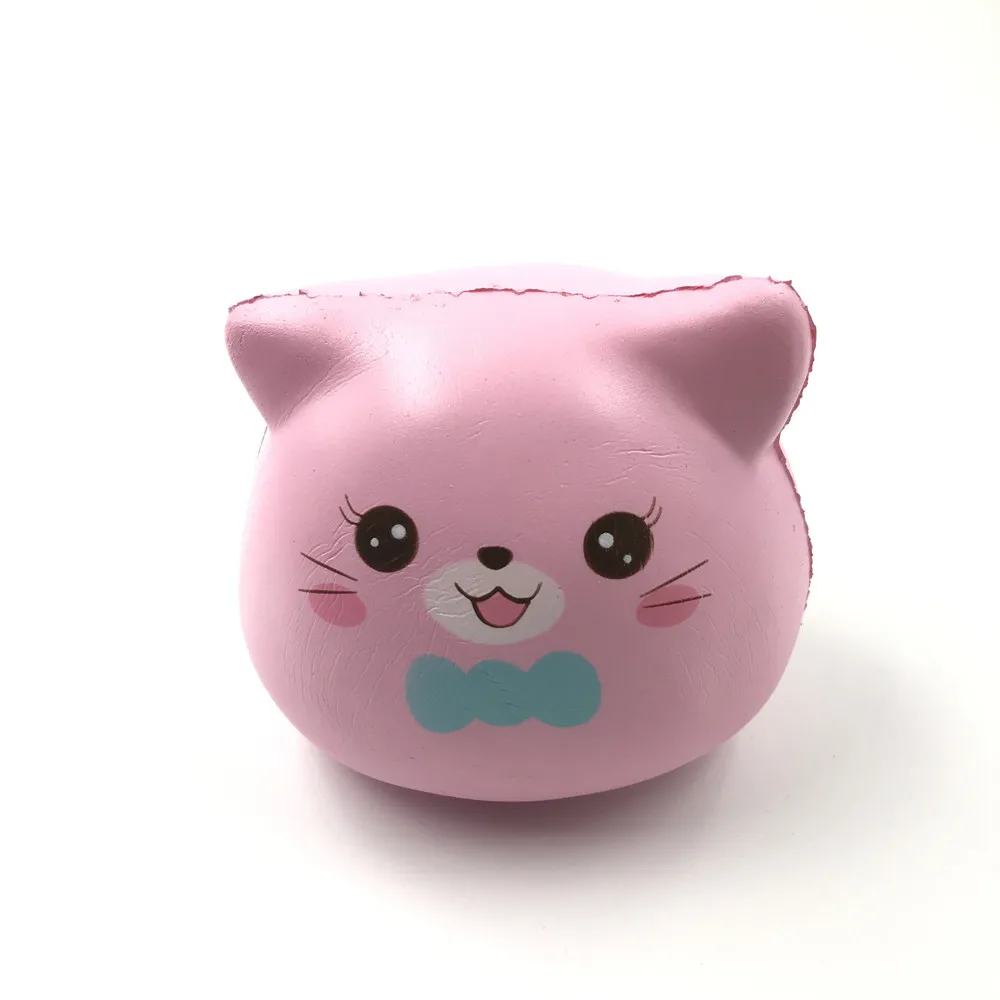 Оригинальные maru marshmallow котята мягкий аромат медленно поднимающийся мягкий Kawaii Squishies детские игрушки подарок - Цвет: pink