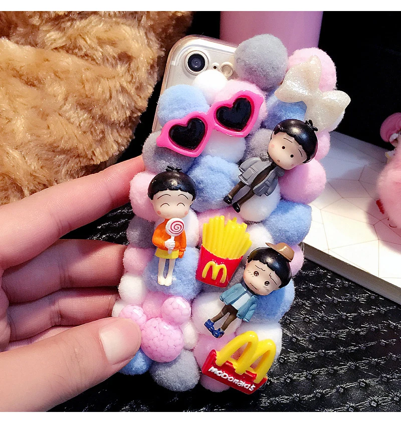 Для iPhone 4, 4S, 5, 5S, 6, 6 S, 7, S, 8 Plus, X, стерео, 3D, кукольный чехол, чехол для мобильного телефона, чехол, корпус, оболочка, маска