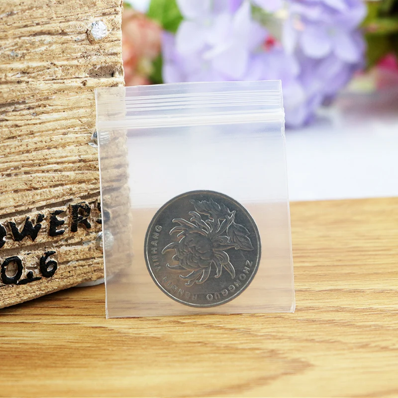 

3x5cm 300pcs 0.2mm PE Clear Self Sealing Zip Lock bag/ Plastic Packaging Pouch /White Transparent zipper reclosable packing bag