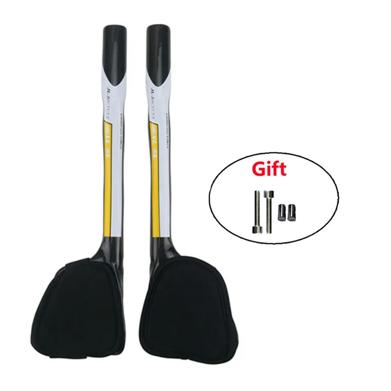 Yellow 3K Gloss RXL SL расширитель для триатлона велосипеда Aero TT, руль для велосипеда, расширитель для велосипеда 3 K, матовый 340 карбоновый Аэро TT бар - Цвет: Yellow 3K Gloss