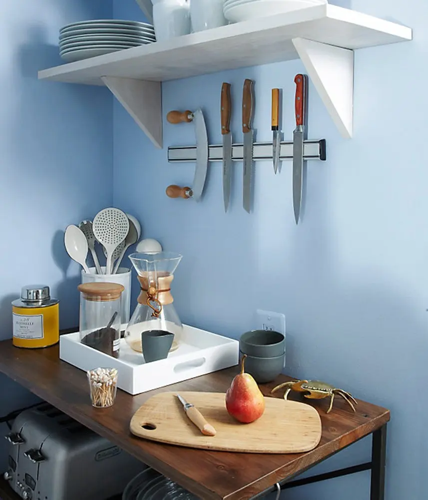 FINDKING 14 дюймов Магнитный Ножи бар Алюминий держатель магнитный полосы стеллаж|rack