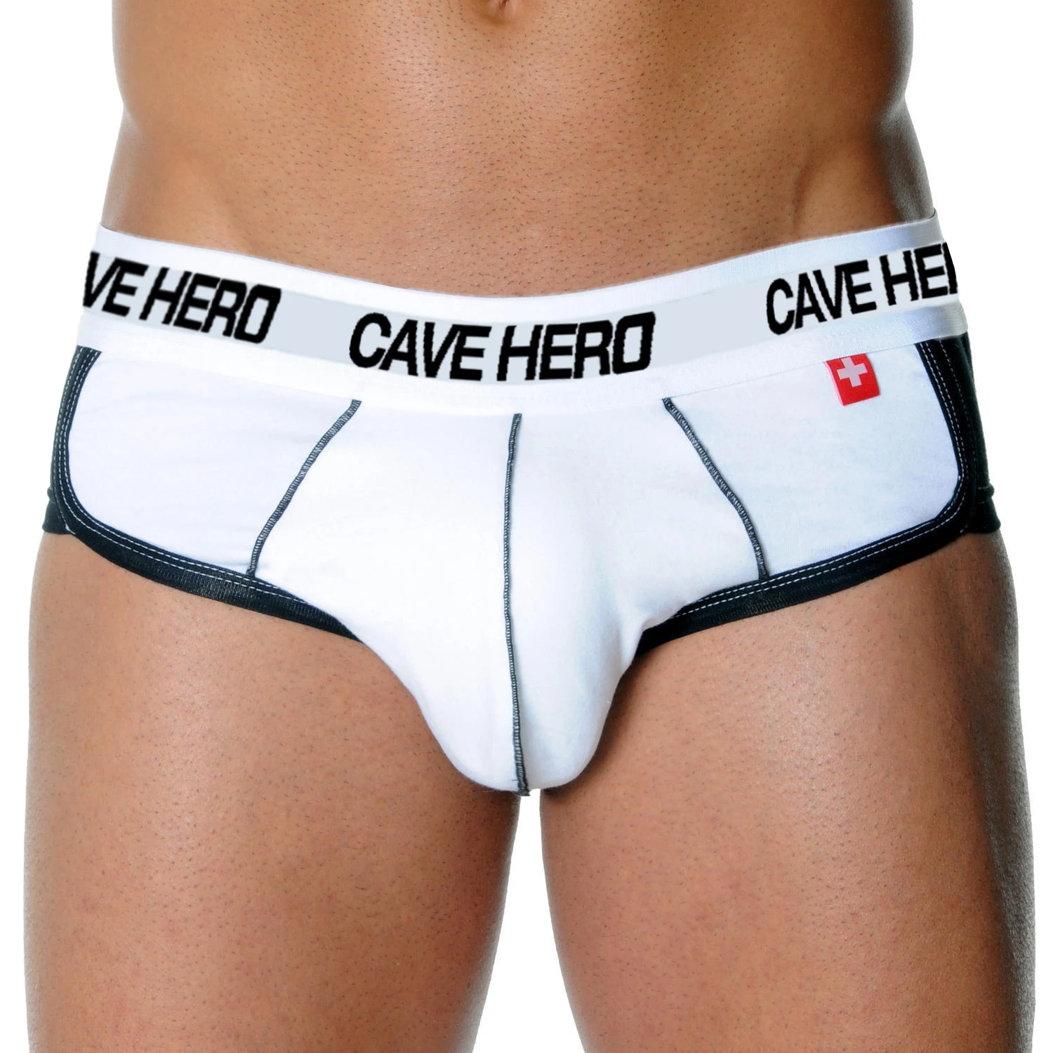 CaveHero сексуальные хлопковые мужские боксеры нижнее белье с подкладом