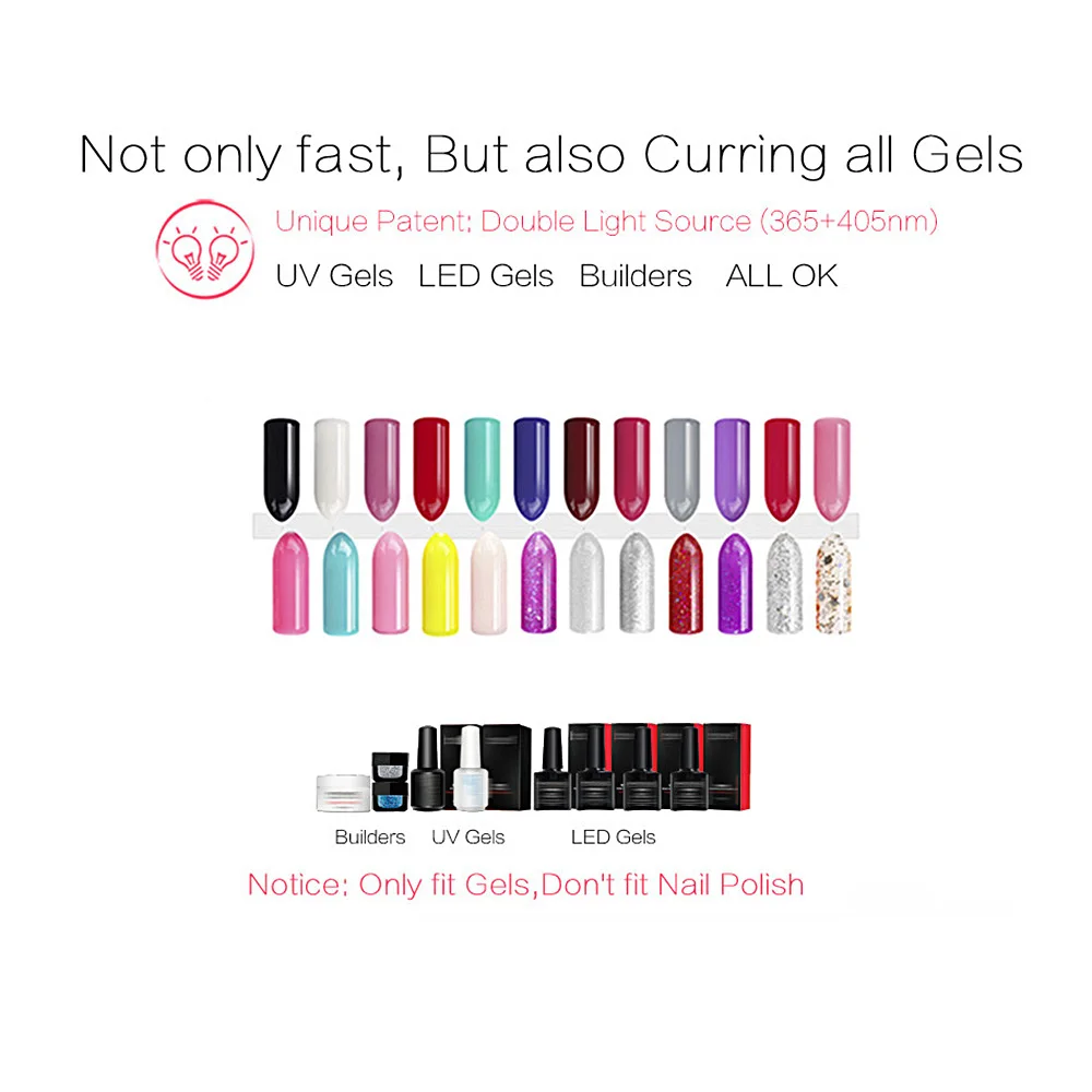 УФ лампа для сушки гель лака ногтей 36 Вт|Сушилки ногтей| |