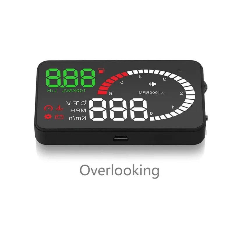 X6 3 &quotHud OBD2 Head Up Display OBD Автомобильный спидометр Speedo перенапряжение сигнализация
