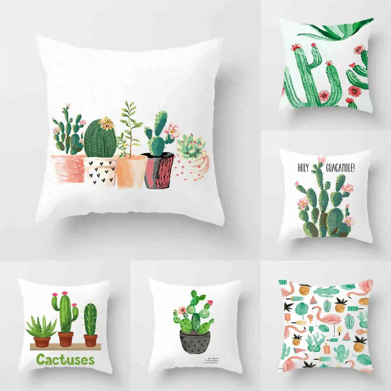 

Cover Sofa Throw Cushion Pillow Waist Case Home Polyester Decor 18''