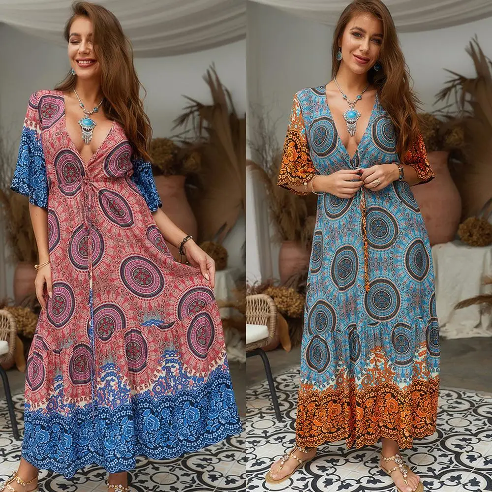 2019 Новое сексуальное платье без рукавов модные по щиколотку летние пляжные