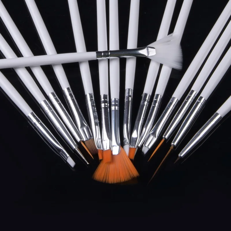 20 шт./компл. художественный дизайн набор кистей для полировки Профессиональный