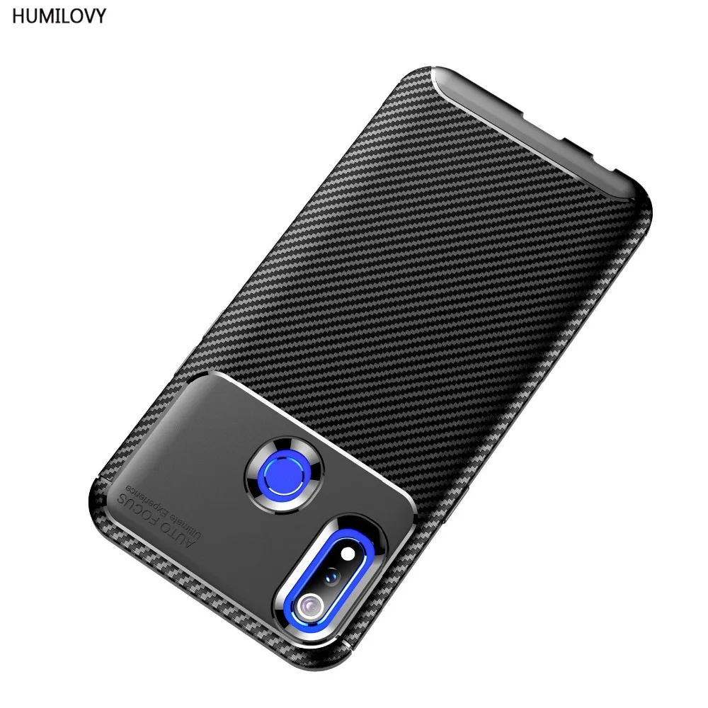 For OPPO Realme 3 Case Cover Carbon Fiber texture Shockproof Soft TPU Back Realme3 Fundas Capa |