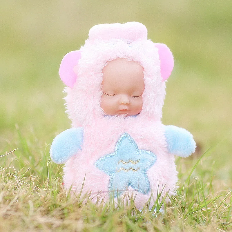 Мода Kawaii Тоторо плюшевый брелок с помпоном Спящая кукла брелок для женщин аксессуары для сумок автомобильный брелок