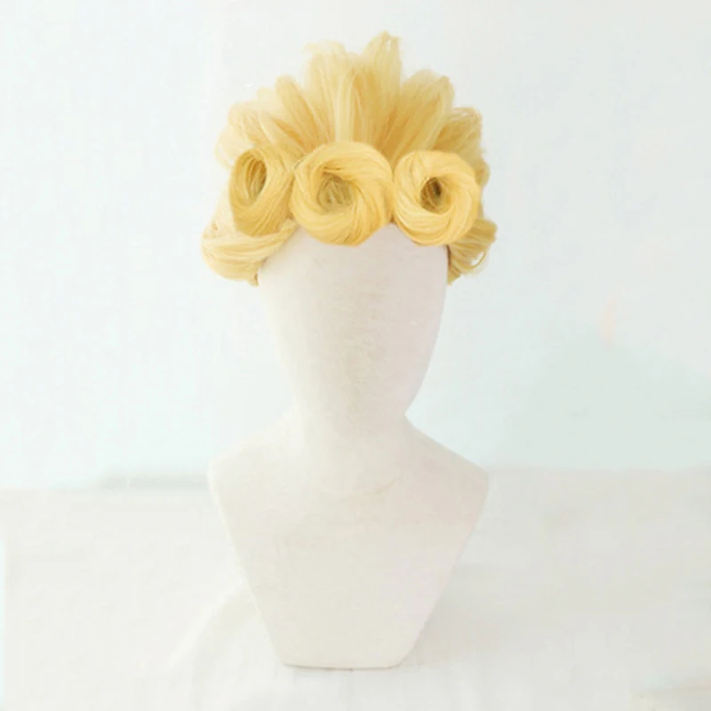 Аниме JoJo странные приключения: золотой ветер Косплей парики Джорно Джованна