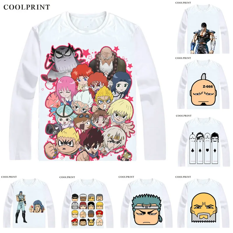 Hokuto no Ken футболка с изображением кулака Северной Звезды большого окуня мужская