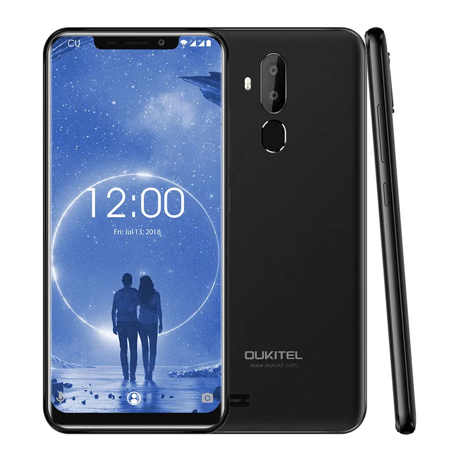 Oukitel C12 6 18 &quot18:9 Android 8 1 распознавание лица 3300 мАч MT6580 четырехъядерный 2 Гб RAM 16 ROM 8MP +