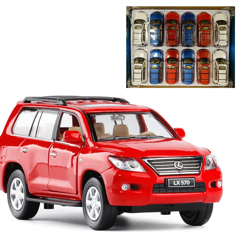 Высокая имитация 1:32 LEXUS LX570 роскошный внедорожный внедорожник сплав модель автомобиля коллекция игрушек для мальчиков лучшие подарки игрушки