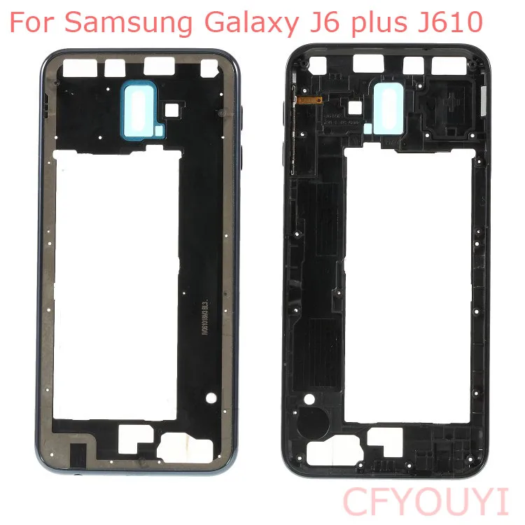Для Samsung Galaxy J6 plus J610 средняя Рамка темно синий/детский синий/красный|Корпусы и