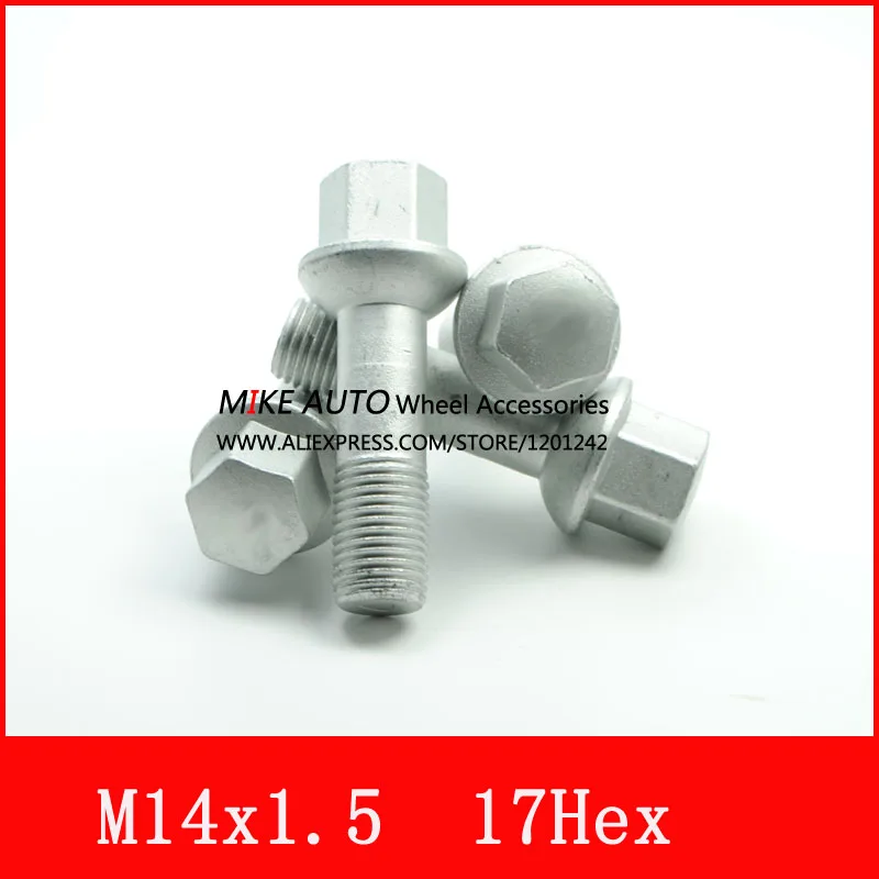 Колесный Болт Hex2/3 &quotM14x1.5 OEM0009905307 для колесных дисков Benz серии C GLK350 GL 4 шт.|wheel