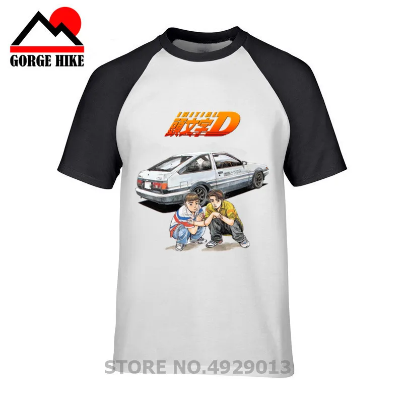Мужская футболка Takumi Fujiwara Tofu с надписью D Manga HachiRoku Shift Drift брендовая одежда для