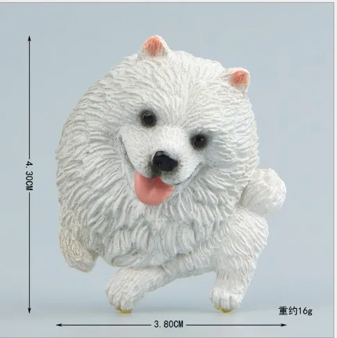 9 Креативный я знаю Собаки Смолы Магнитные наклейки для холодильника 3D Huskie корги бульдог ПВХ Магнитные наклейки для холодильника маленькие игрушки для детей - Цвет: 9