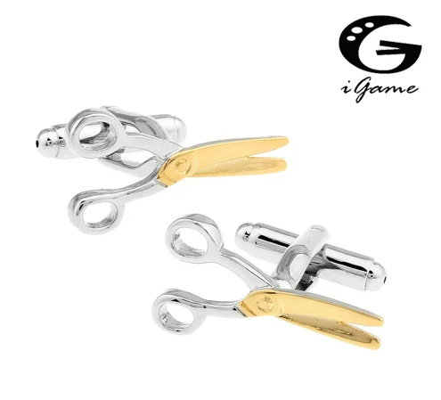 Запонки для ножниц iGame золотистый латунный материал новый дизайн инструмента