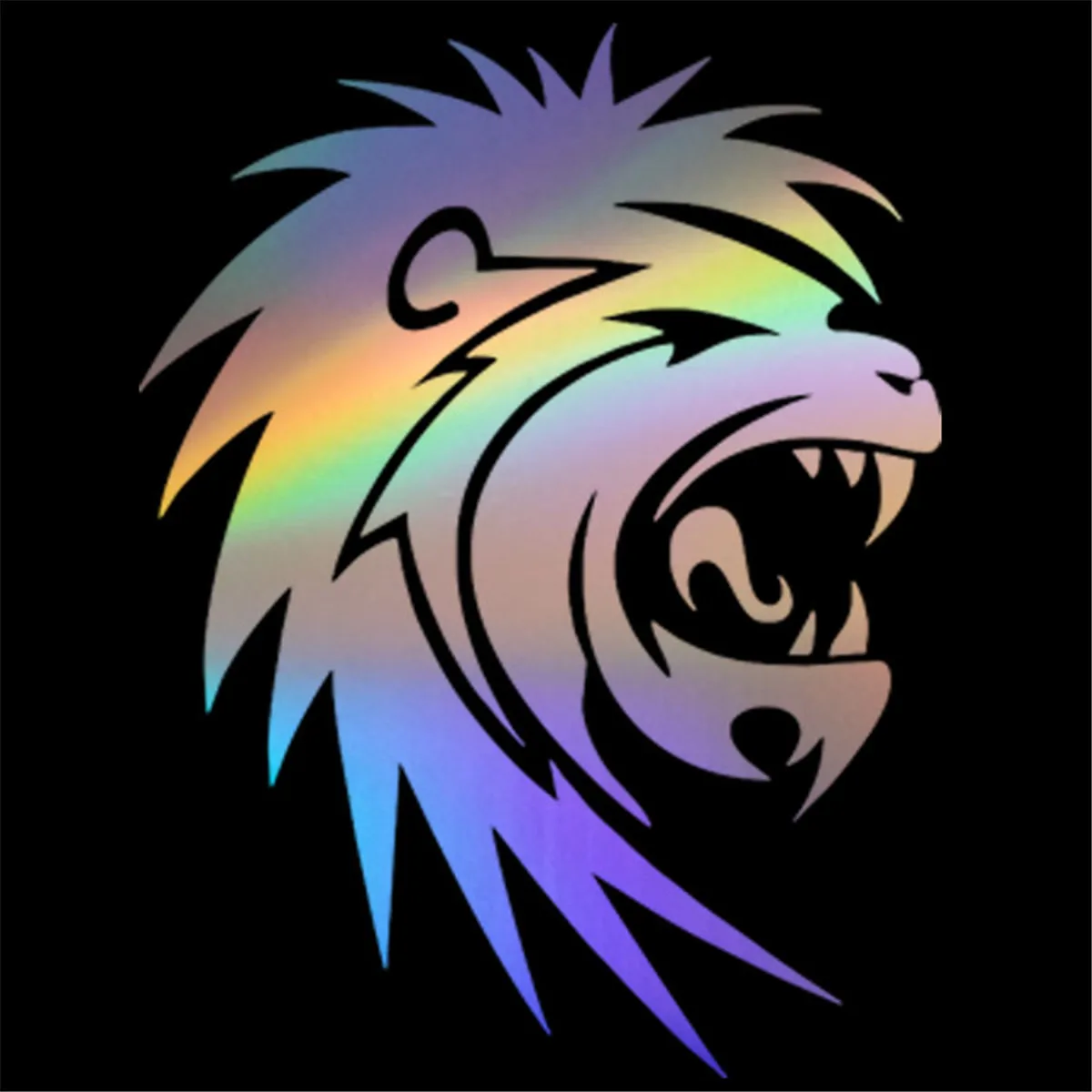 

Креативная Этническая наклейка в виде головы льва для автомобиля мотоцикла