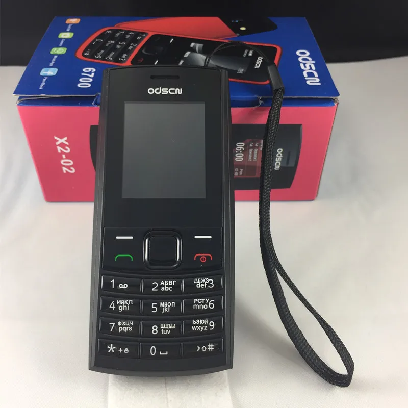 Оригинальный ODSCN X2-02 две sim-карты Bluetooth громкий динамик мобильные телефоны