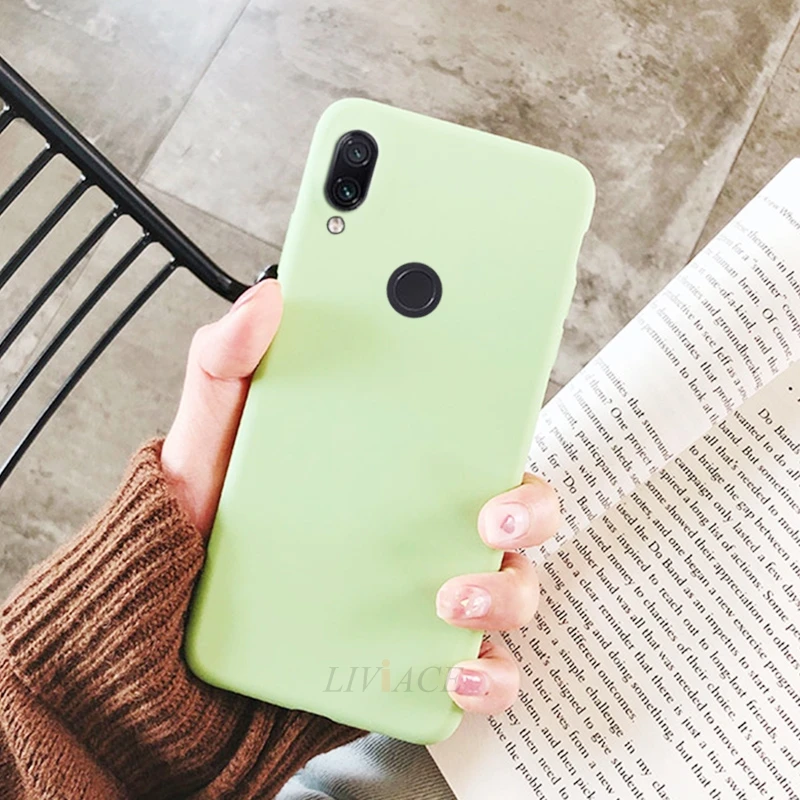 green Силиконовый чехол карамельного цвета для huawei p smart z plus Симпатичные, из мягкого ТПУ задняя крышка для телефона psmart coque funda - Цвет: green