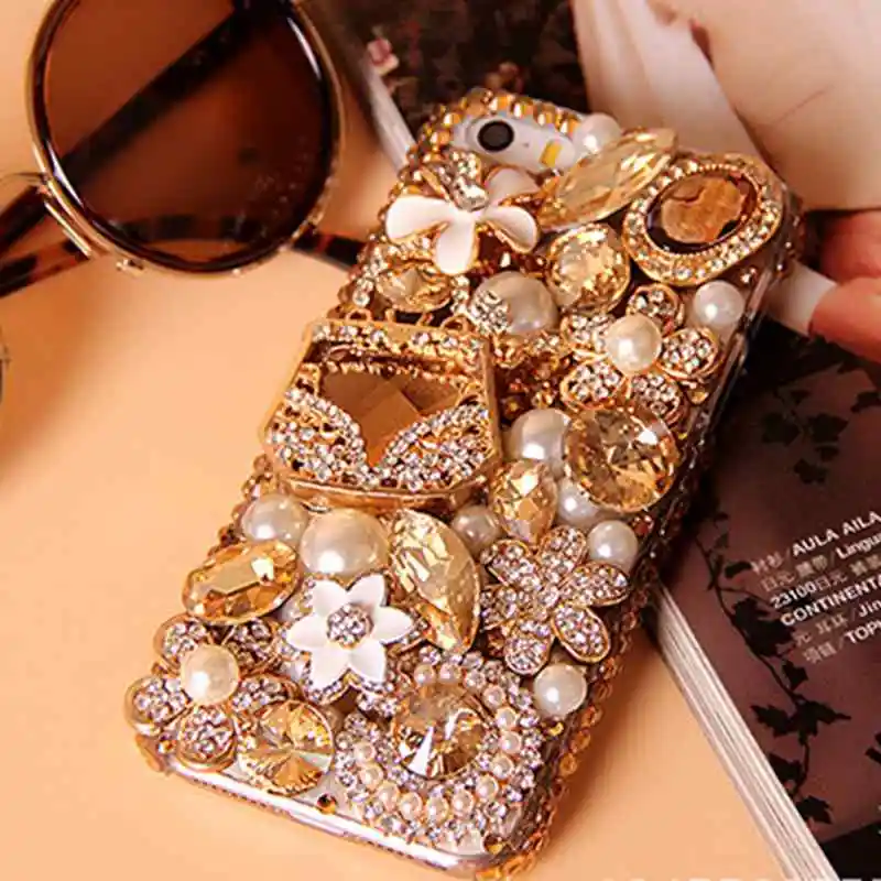 For BBK ViVO Y51 Y53 Y67 Y69 Y71 Y83 Y85 V3 V5 V7 X5 X6 X7 X9 Pro X20 X21 UD Max X21i Z1 Plus Luxury Bag Diamond Rhinestone Case |