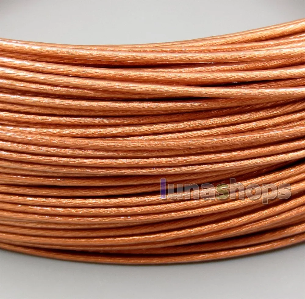 LN006254 100 м Hi Res Pure 7N OCC 160 + 0 05 мм изоляционный слой для наушников оптовый провод