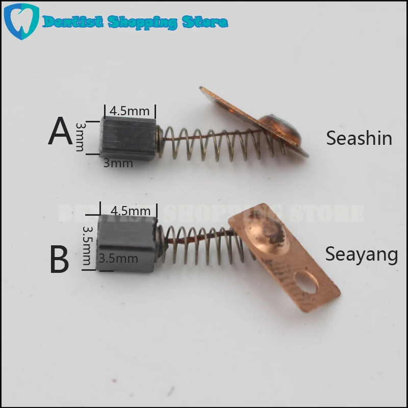 

Dental lab MicroMotor Carbon Brushes Replace For Saeyang/Seashin Series 10pcs