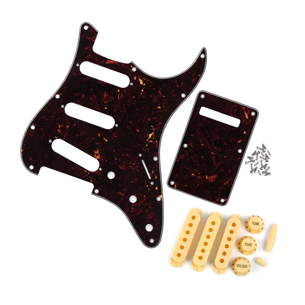 FLEOR стровая Задняя панель для гитары с 48/50/52 мм|back plate|st guitar pickguardguitar pickguard |