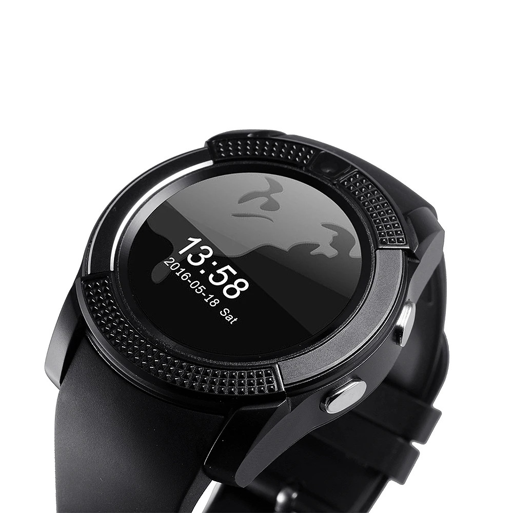 SOGRACE Hot Smart Watch V9 On Wrist Support SIM / TF Card Bluetooth Connection for Samsung Xiaomi Android Phone | Электроника