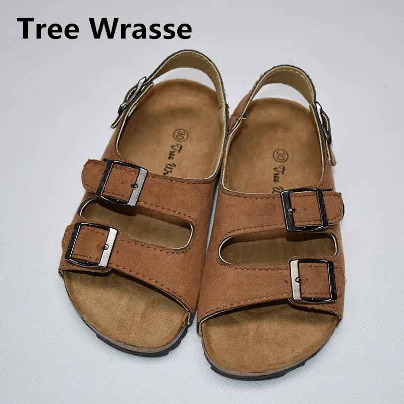 Детские сандалии Новинка 2017 года сезон лето пробковые для мальчиков и девочек